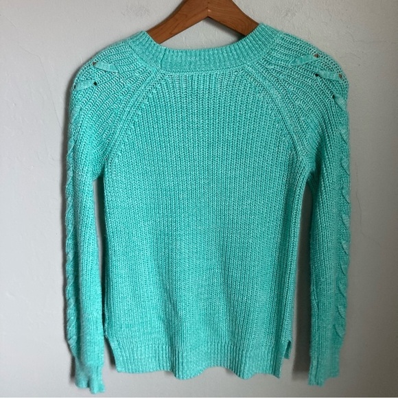 SO Turquoise Sweater Size Small - Picture 6 of 6